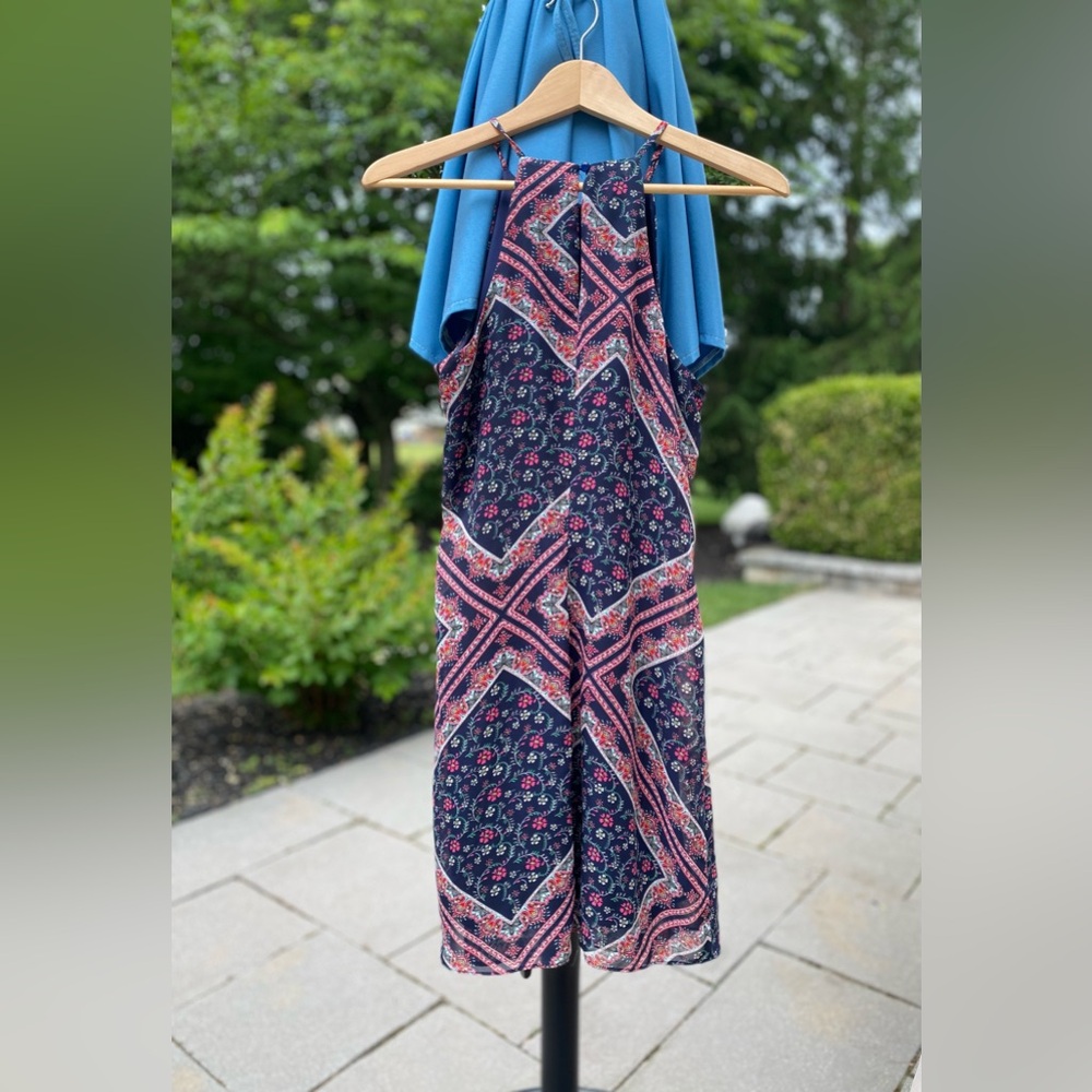 Patterned Multicolor Summer / Spring Halter Style… - image 2